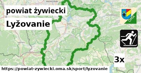 Lyžovanie, powiat żywiecki