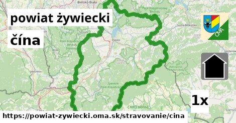 čína, powiat żywiecki