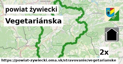 Vegetariánska, powiat żywiecki