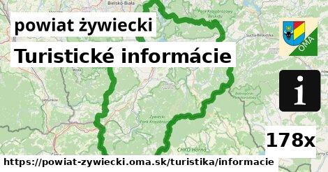 Turistické informácie, powiat żywiecki