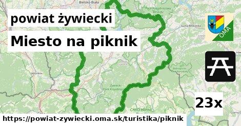 Miesto na piknik, powiat żywiecki