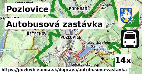 Autobusová zastávka, Pozlovice