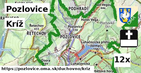 Kríž, Pozlovice