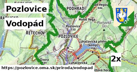 vodopád v Pozlovice