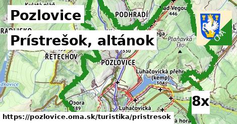 Prístrešok, altánok, Pozlovice