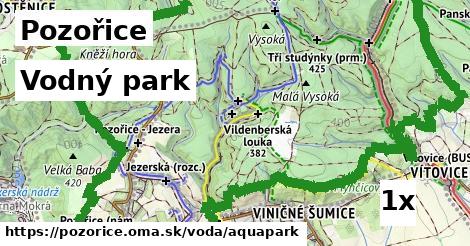 Vodný park, Pozořice