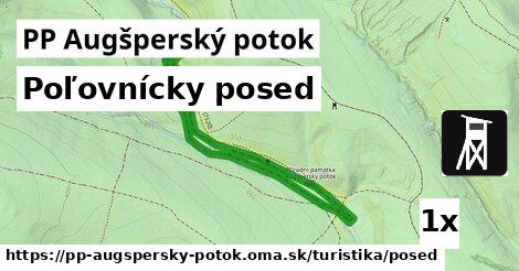 Poľovnícky posed, PP Augšperský potok