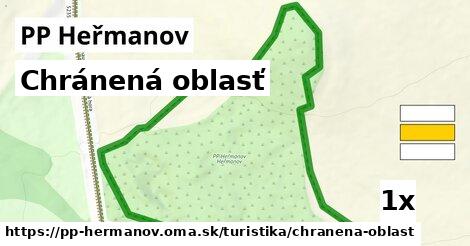 chránená oblasť v PP Heřmanov
