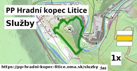 služby v PP Hradní kopec Litice