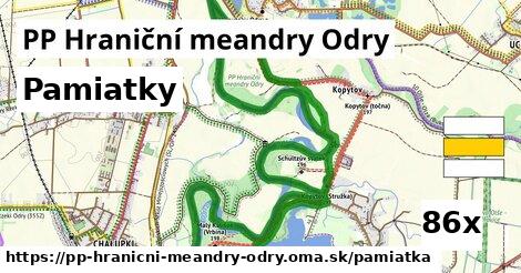 pamiatky v PP Hraniční meandry Odry