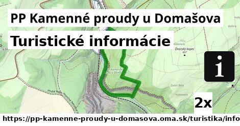 turistické informácie v PP Kamenné proudy u Domašova