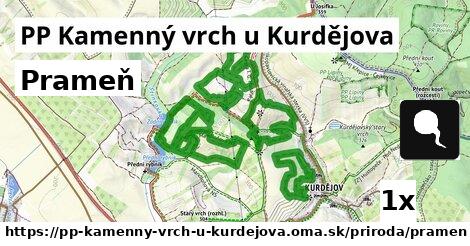 Prameň, PP Kamenný vrch u Kurdějova