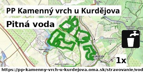 Pitná voda, PP Kamenný vrch u Kurdějova