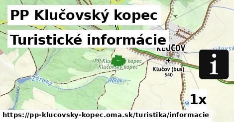 Turistické informácie, PP Klučovský kopec