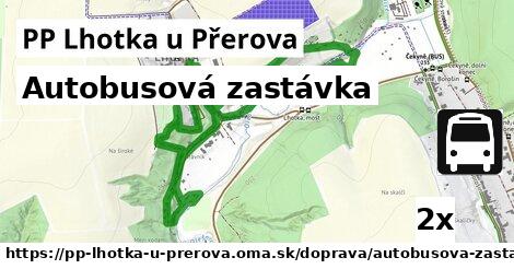 Autobusová zastávka, PP Lhotka u Přerova