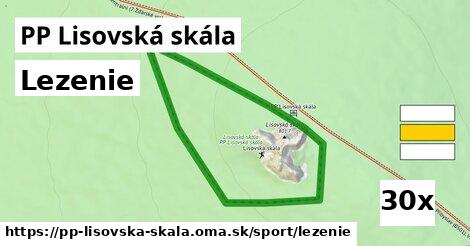 Lezenie, PP Lisovská skála