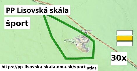 šport v PP Lisovská skála