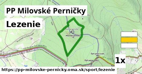 Lezenie, PP Milovské Perničky