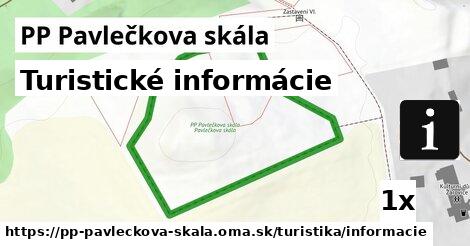 Turistické informácie, PP Pavlečkova skála