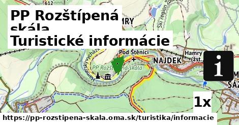 turistické informácie v PP Rozštípená skála