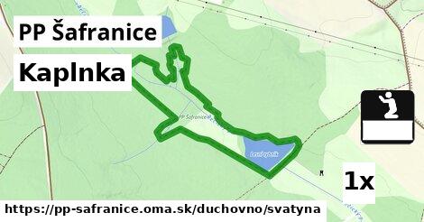 Kaplnka, PP Šafranice