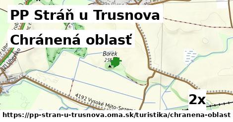 chránená oblasť v PP Stráň u Trusnova