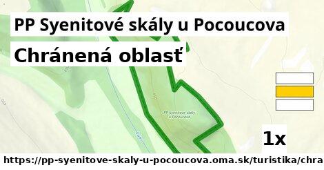 chránená oblasť v PP Syenitové skály u Pocoucova