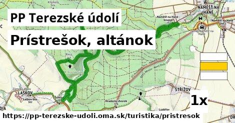 Prístrešok, altánok, PP Terezské údolí