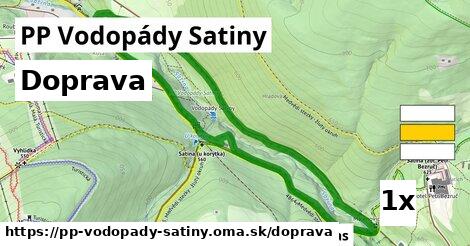 doprava v PP Vodopády Satiny