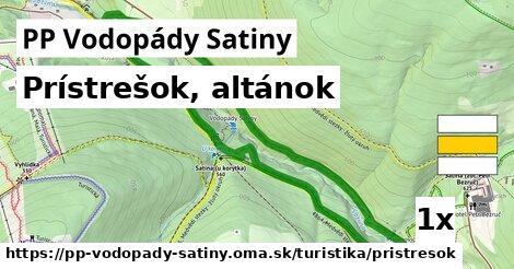 Prístrešok, altánok, PP Vodopády Satiny