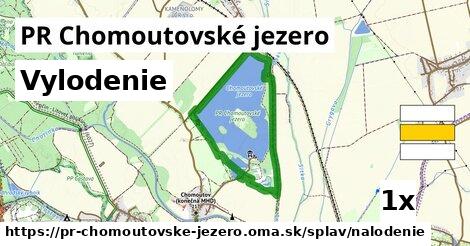 vylodenie v PR Chomoutovské jezero