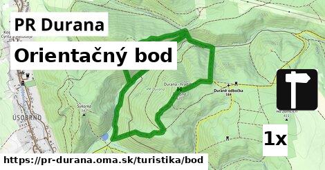 Orientačný bod, PR Durana