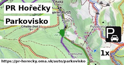 Parkovisko, PR Hořečky