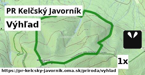 výhľad v PR Kelčský Javorník