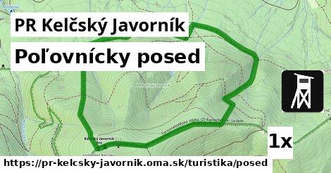 poľovnícky posed v PR Kelčský Javorník