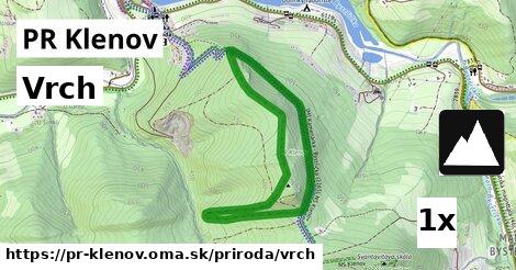 Vrch, PR Klenov