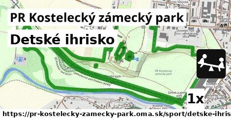 Detské ihrisko, PR Kostelecký zámecký park