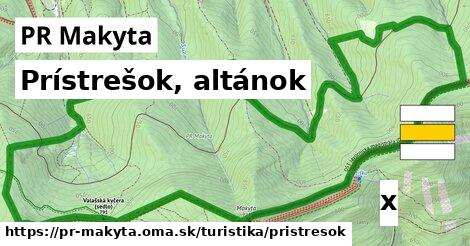 Prístrešok, altánok, PR Makyta