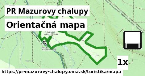 Orientačná mapa, PR Mazurovy chalupy
