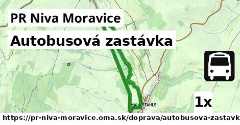 Autobusová zastávka, PR Niva Moravice
