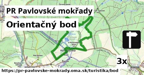 Orientačný bod, PR Pavlovské mokřady