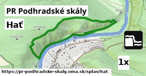hať v PR Podhradské skály