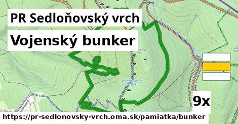 Vojenský bunker, PR Sedloňovský vrch