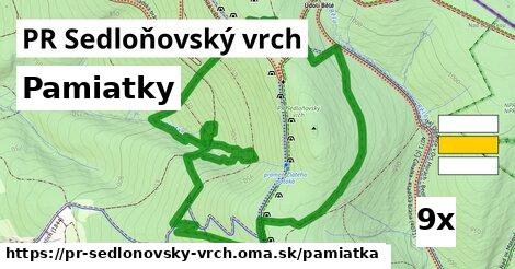 pamiatky v PR Sedloňovský vrch