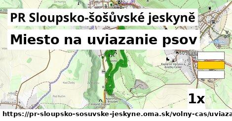 miesto na uviazanie psov v PR Sloupsko-šošůvské jeskyně