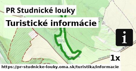 Turistické informácie, PR Studnické louky