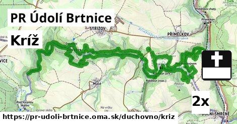 Kríž, PR Údolí Brtnice