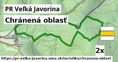 Chránená oblasť, PR Veľká Javorina