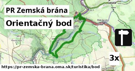 orientačný bod v PR Zemská brána