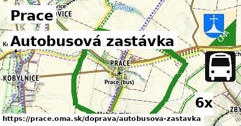 Autobusová zastávka, Prace